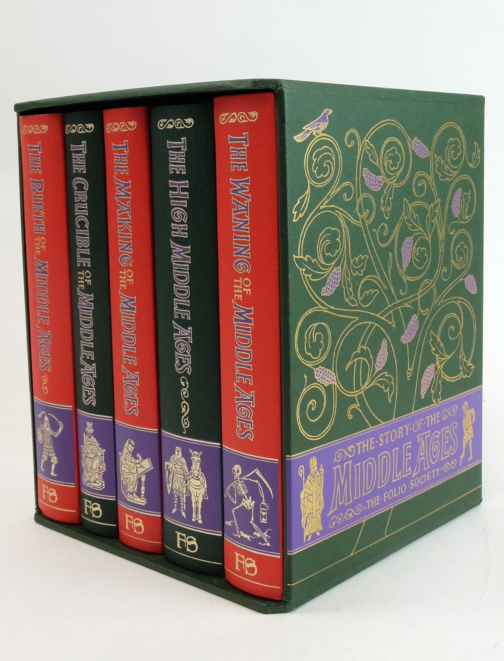 Photo of THE STORY OF THE MIDDLE AGES (5 VOLUMES) written by Moss, H. St. L.B. Barraclough, Geoffrey Southern, R.W. Mundy, John H. Huizinga, Johan published by Folio Society (STOCK CODE: 1829338)  for sale by Stella & Rose's Books