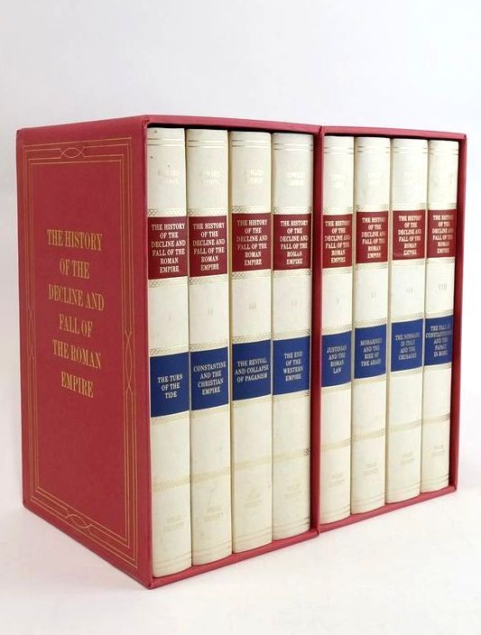 Photo of THE HISTORY OF THE DECLINE AND FALL OF THE ROMAN EMPIRE (8 VOLUMES) written by Gibbon, Edward Radice, Betty published by Folio Society (STOCK CODE: 1829359)  for sale by Stella & Rose's Books