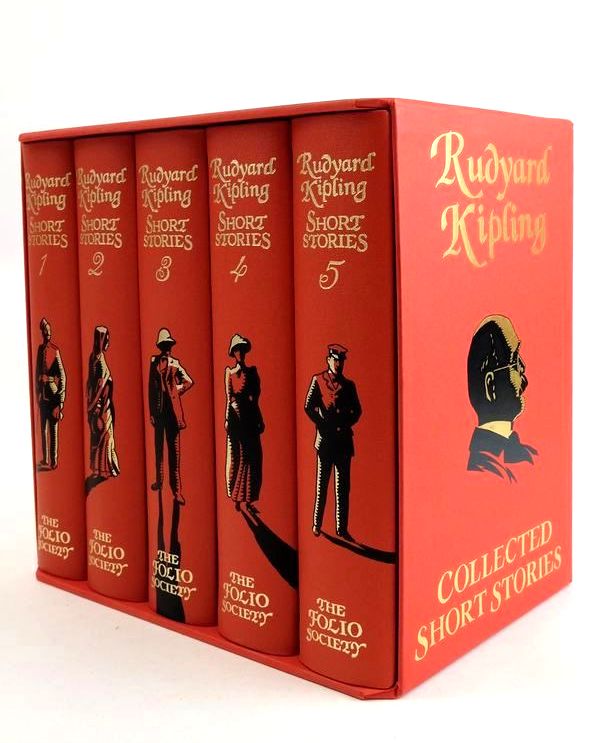 Photo of RUDYARD KIPLING COLLECTED SHORT STORIES (5 VOLUMES) written by Kipling, Rudyard Lycett, Andrew illustrated by Bannister, Philip published by Folio Society (STOCK CODE: 1830391)  for sale by Stella & Rose's Books