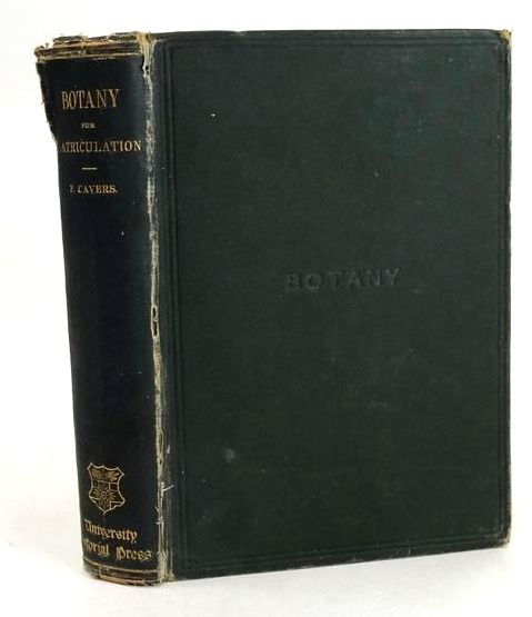Photo of BOTANY FOR MATRICULATION (THE UNIVERSITY TUTORIAL SERIES)- Stock Number: 1830401