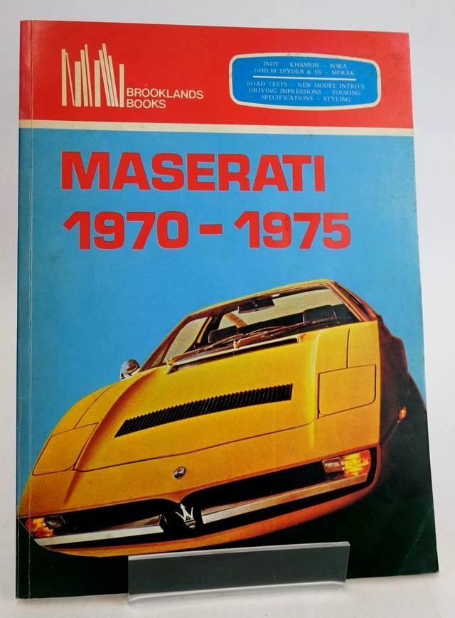 Photo of MASERATI 1970-1975 written by Clarke, R.M. published by Brooklands Books (STOCK CODE: 1830635)  for sale by Stella & Rose's Books