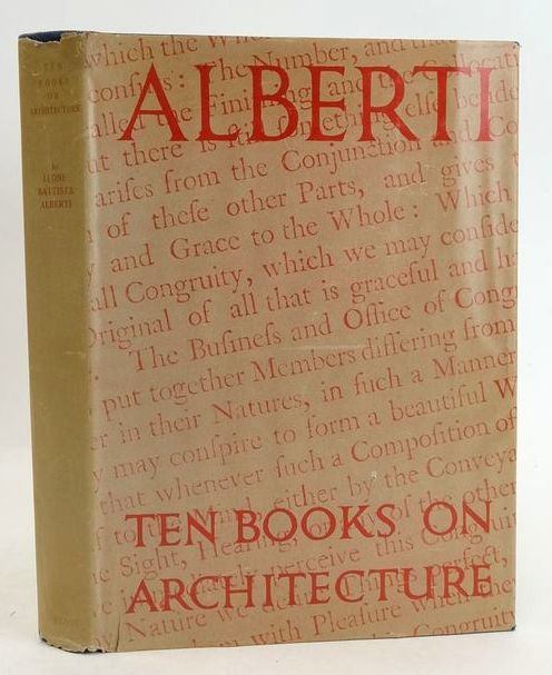 Photo of THE TEN BOOKS ON ARCHITECTURE- Stock Number: 1830770