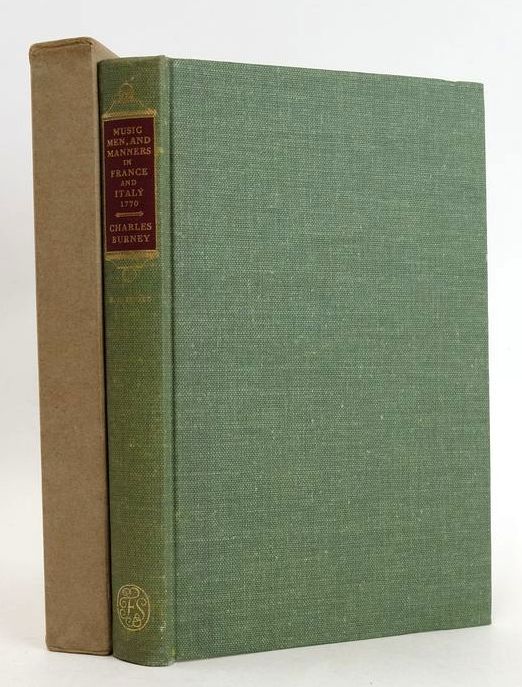 Photo of MUSIC, MEN, AND MANNERS IN FRANCE AND ITALY 1770- Stock Number: 1830793