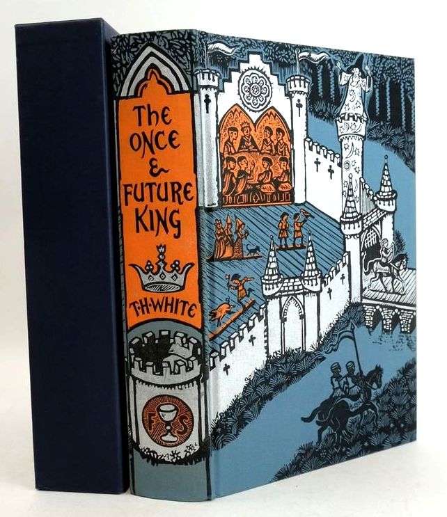 Photo of THE ONCE AND FUTURE KING written by White, T.H. Crossley-Holland, Kevin illustrated by Lawrence, John published by Folio Society (STOCK CODE: 1830960)  for sale by Stella & Rose's Books