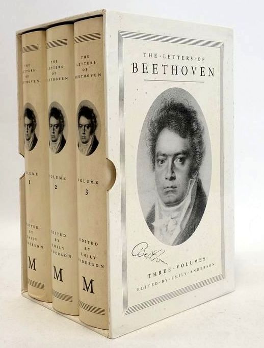 Photo of THE LETTERS OF BEETHOVEN (3 VOLUMES) written by Beethoven, Ludwig Van Anderson, Emily published by The Macmillan Press Ltd. (STOCK CODE: 1831033)  for sale by Stella & Rose's Books