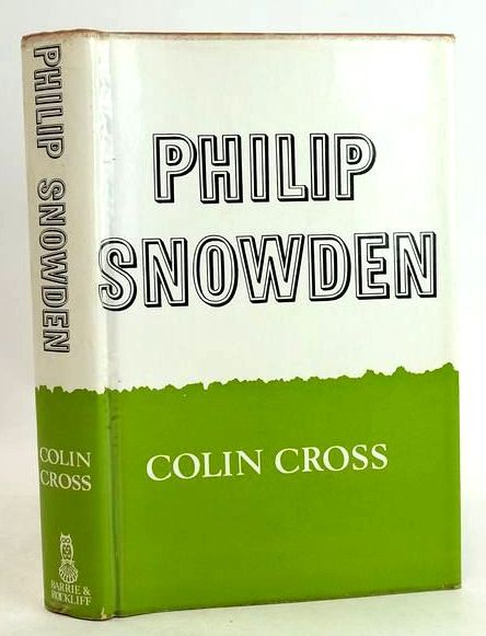 Photo of PHILIP SNOWDEN written by Cross, Colin published by Barrie &amp; Rockliff (STOCK CODE: 1831628)  for sale by Stella & Rose's Books