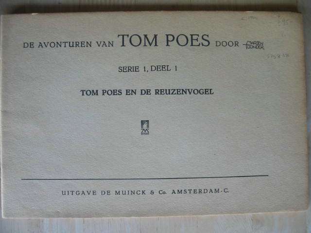 Photo of TOM POES EN DE REUZENVOGEL written by Toonder, Marten illustrated by Toonder, Marten published by Muinck & Co. (STOCK CODE: 2001074)  for sale by Stella & Rose's Books