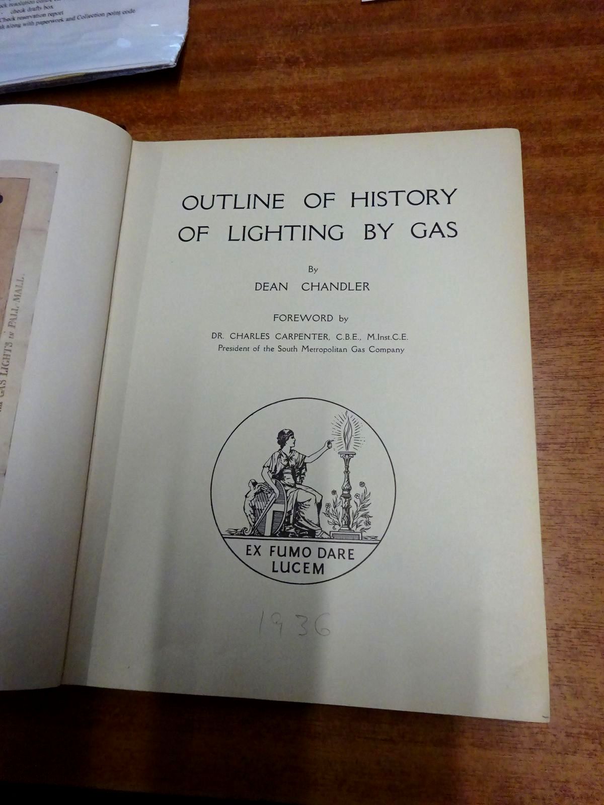 Photo of LIGHTING BY GAS written by Chandler, D. (STOCK CODE: 2105315)  for sale by Stella & Rose's Books