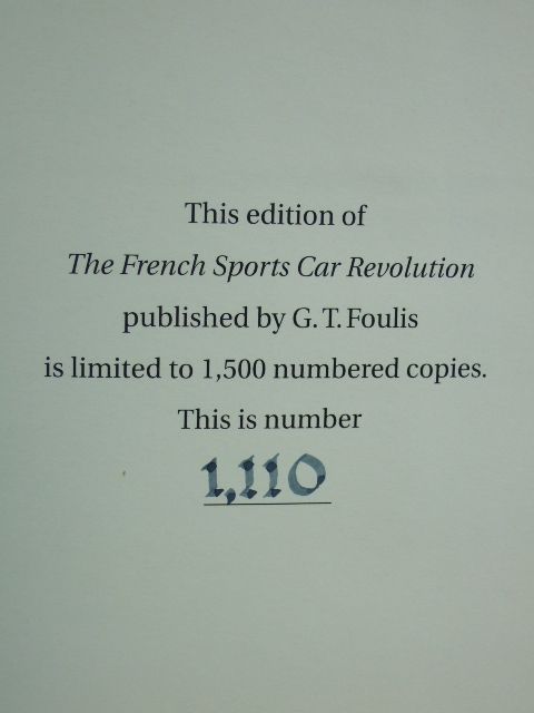 Photo of THE FRENCH SPORTS CAR REVOLUTION written by Blight, Anthony published by Haynes Publishing Group (STOCK CODE: 2105778)  for sale by Stella & Rose's Books