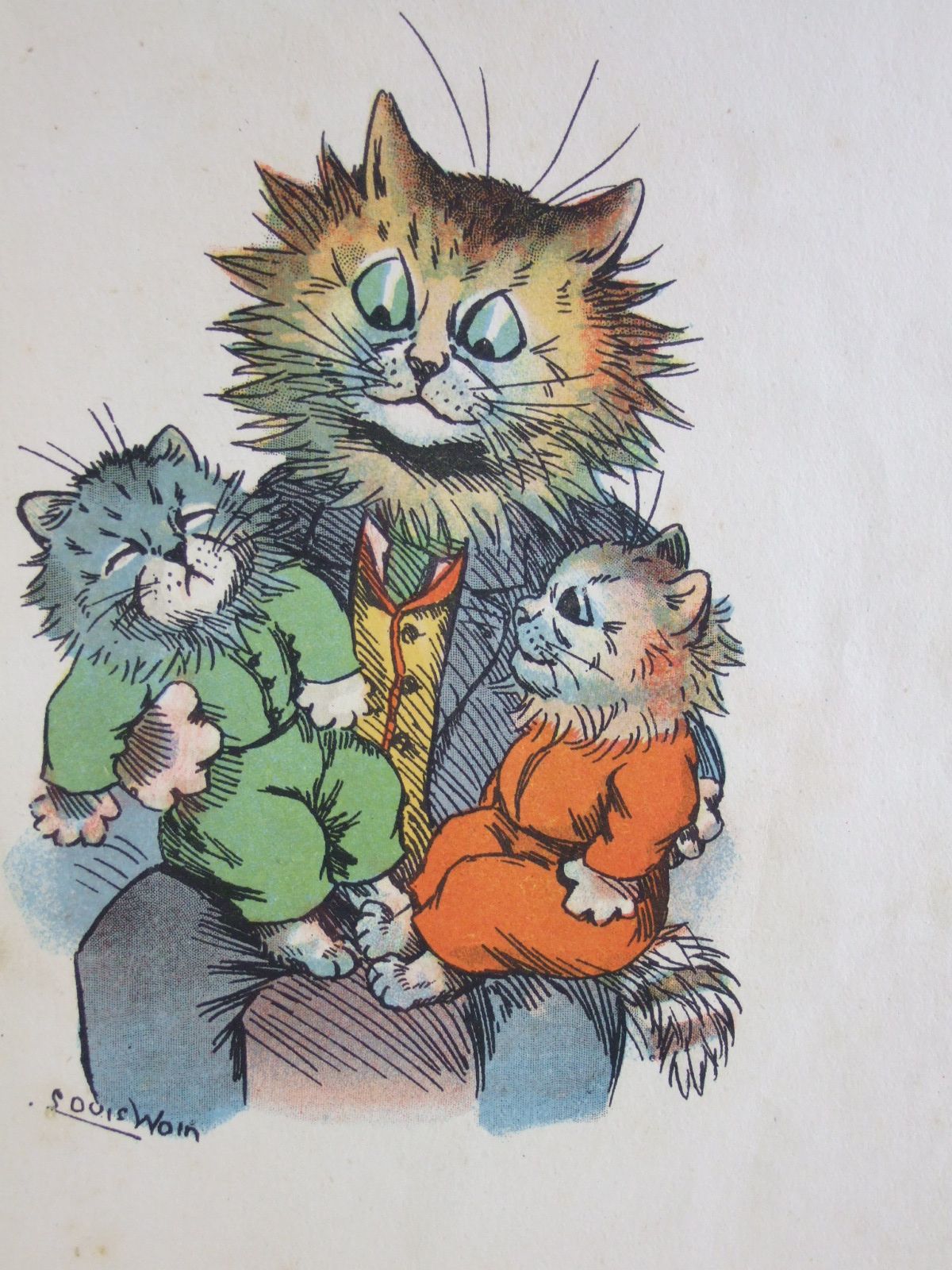 Photo of DADDY CAT illustrated by Wain, Louis published by Blackie & Son Ltd. (STOCK CODE: 2106927)  for sale by Stella & Rose's Books