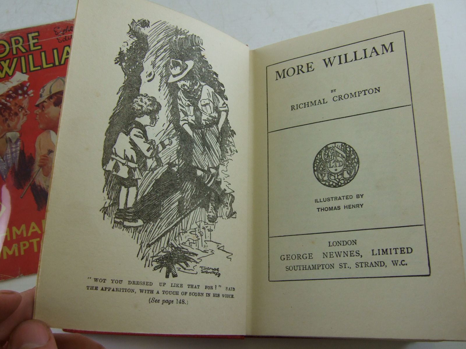Photo of MORE WILLIAM written by Crompton, Richmal illustrated by Henry, Thomas published by George Newnes Limited (STOCK CODE: 2109202)  for sale by Stella & Rose's Books
