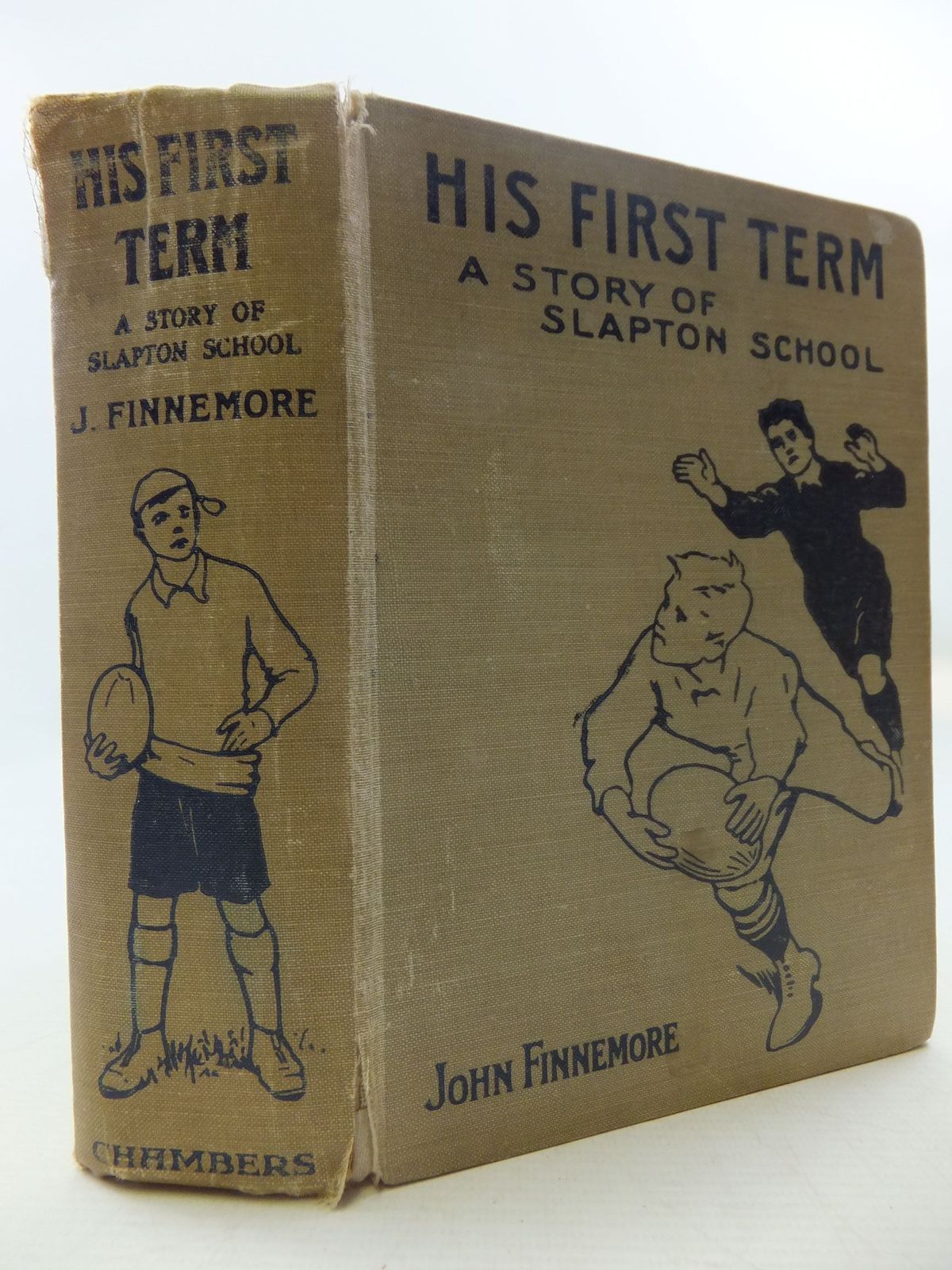 Photo of HIS FIRST TERM written by Finnemore, John illustrated by Groome, W.H.C. published by W. &amp; R. Chambers Limited (STOCK CODE: 2112049)  for sale by Stella & Rose's Books