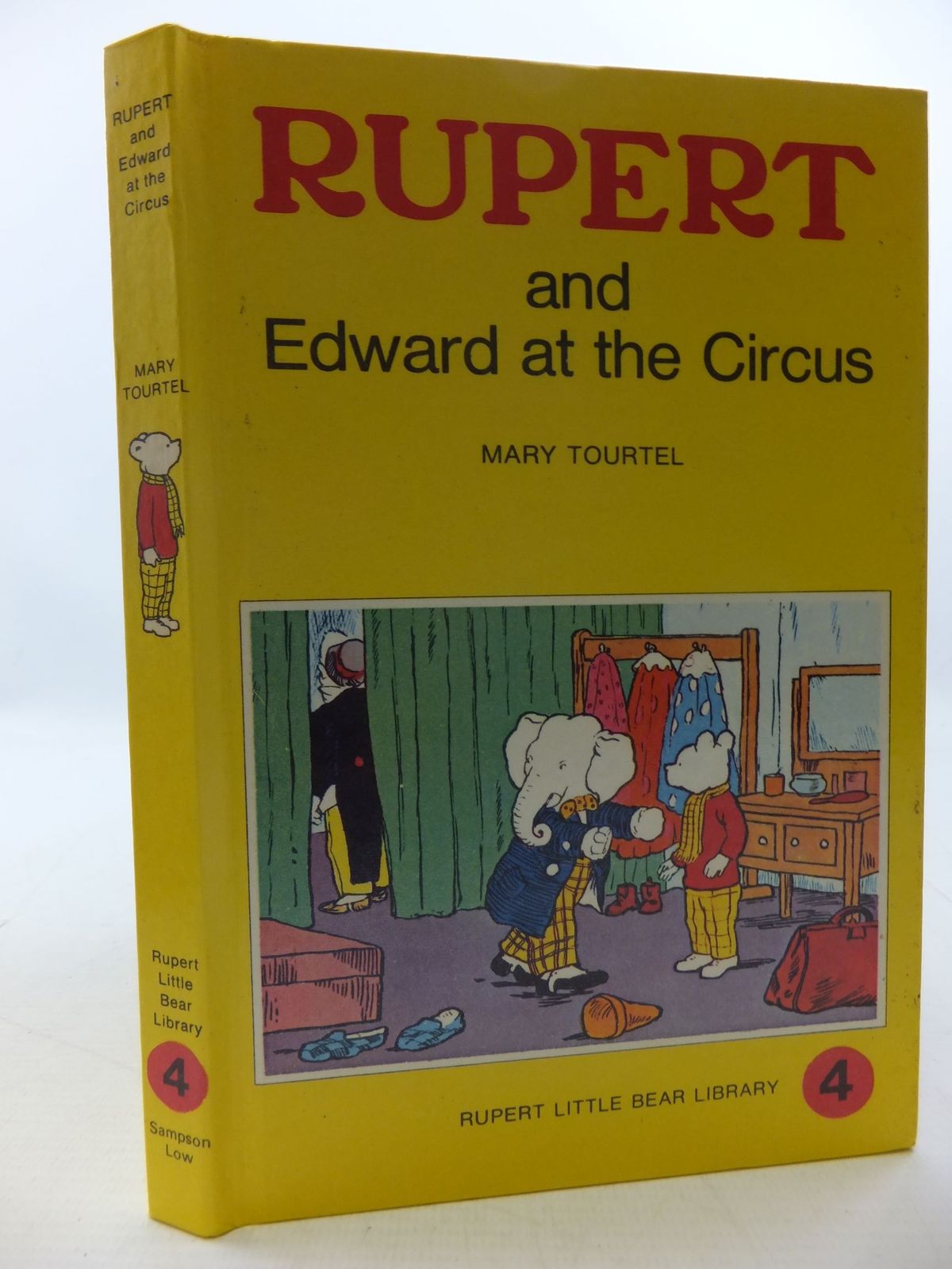 Photo of RUPERT AND EDWARD AT THE CIRCUS - RUPERT LITTLE BEAR LIBRARY No. 4 (WOOLWORTH) written by Tourtel, Mary illustrated by Tourtel, Mary published by Sampson Low, Marston &amp; Co. (STOCK CODE: 2112761)  for sale by Stella & Rose's Books
