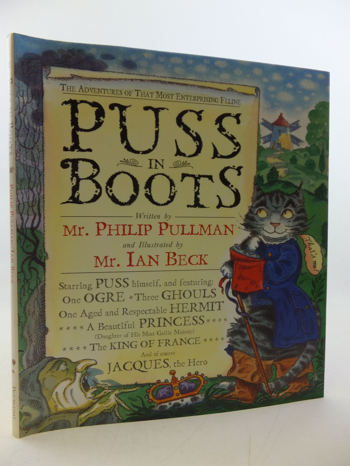 Photo of PUSS IN BOOTS written by Pullman, Philip illustrated by Beck, Ian published by Doubleday (STOCK CODE: 2113279)  for sale by Stella & Rose's Books