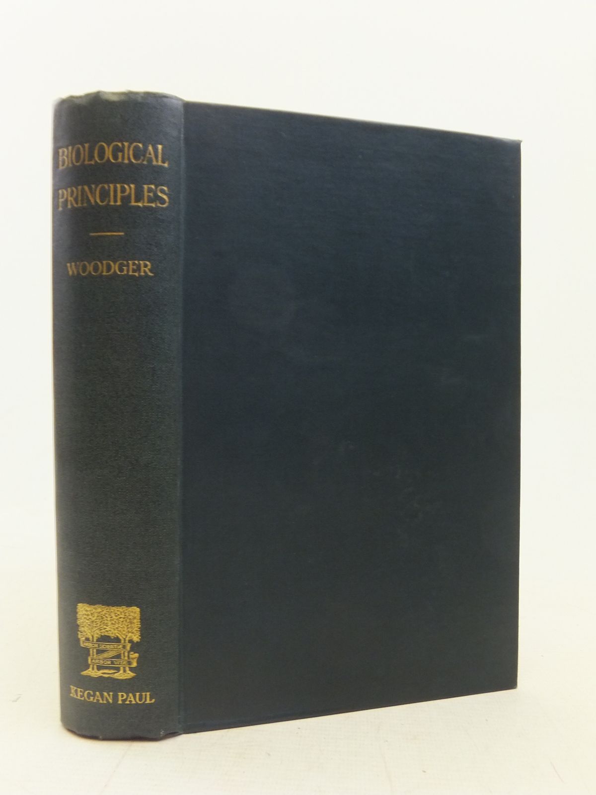 Photo of BIOLOGICAL PRINCIPLES A CRITICAL STUDY written by Woodger, J.H. published by Kegan Paul, Trench, Trubner &amp; Co. Ltd. (STOCK CODE: 2114984)  for sale by Stella & Rose's Books
