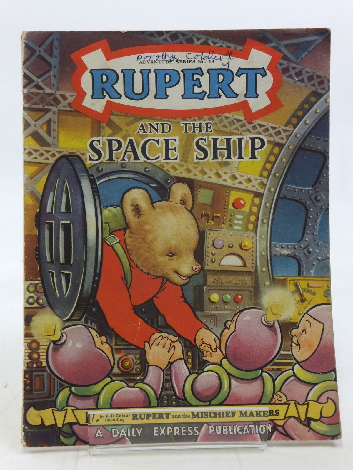 Photo of RUPERT ADVENTURE SERIES No. 19 - RUPERT AND THE SPACE SHIP written by Bestall, Alfred illustrated by Bestall, Alfred published by Daily Express (STOCK CODE: 2115841)  for sale by Stella & Rose's Books