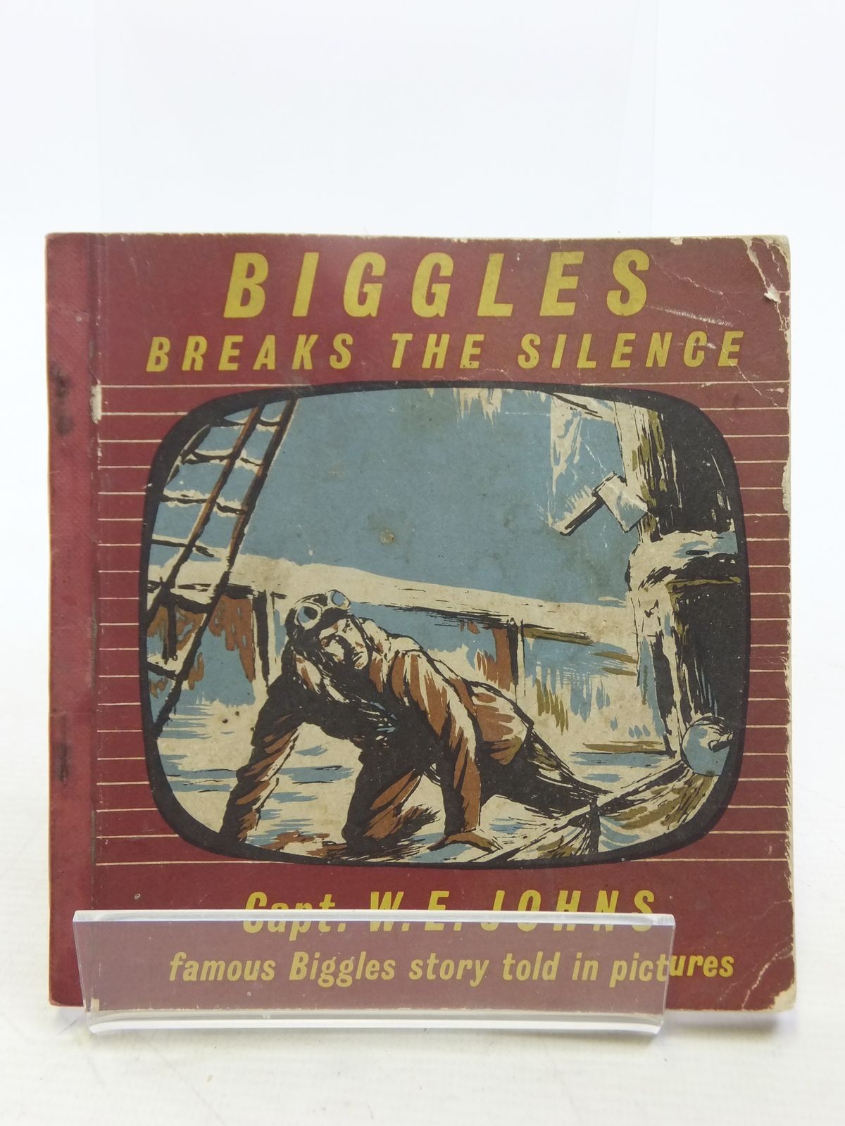 Photo of BIGGLES BREAKS THE SILENCE written by Johns, W.E. illustrated by Kay,  published by The Brockhampton Press Ltd. (STOCK CODE: 2119099)  for sale by Stella & Rose's Books