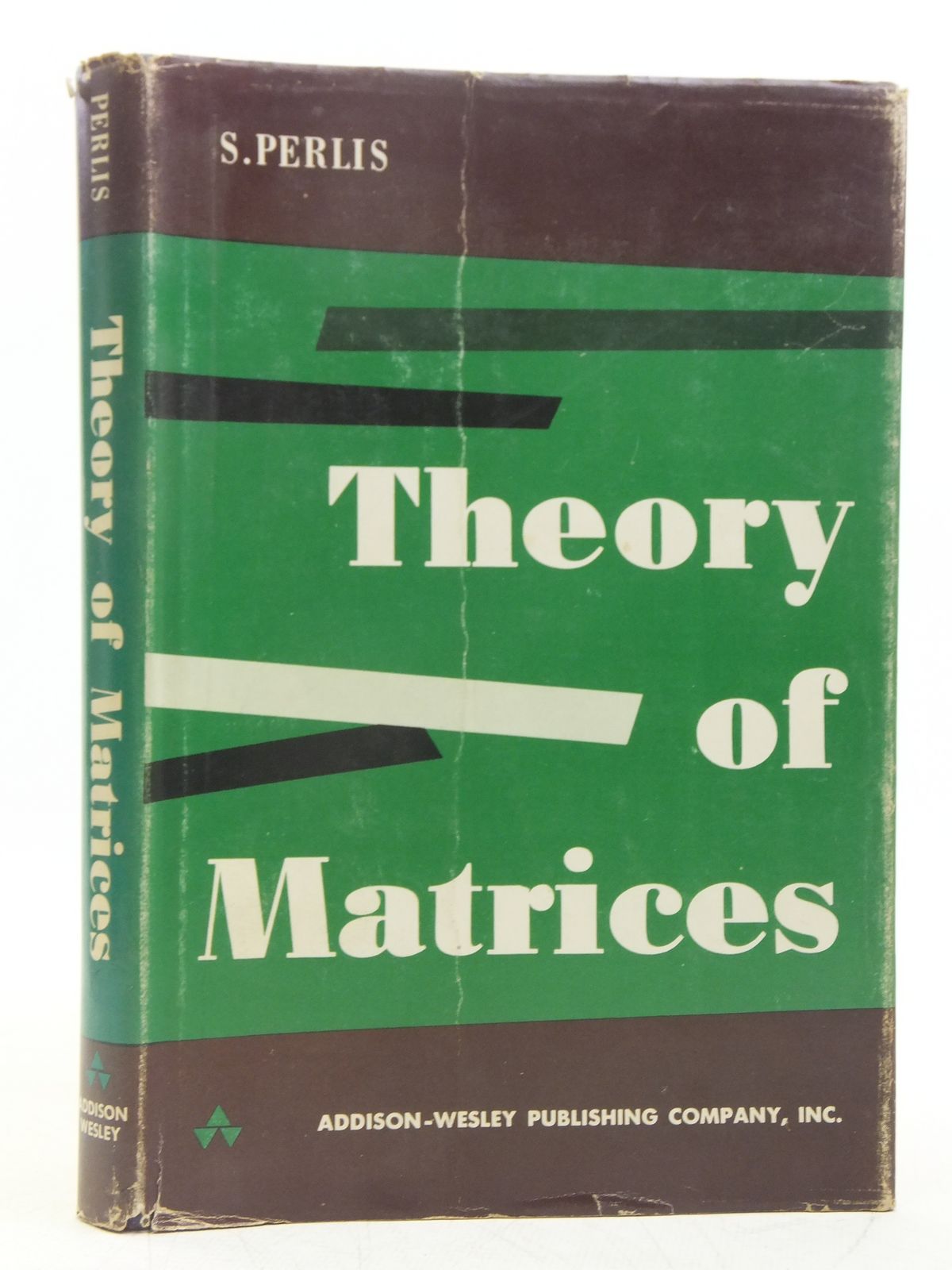 Photo of THEORY OF MATRICES written by Perlis, Sam published by Addison-Wesley Publishing Company Inc. (STOCK CODE: 2119280)  for sale by Stella & Rose's Books