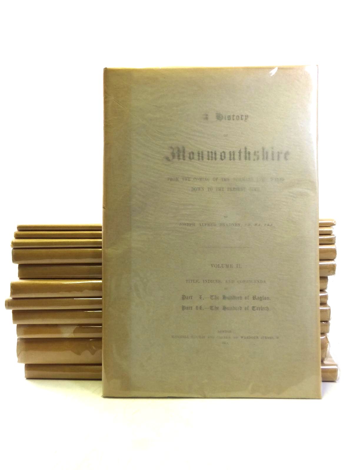 Photo of A HISTORY OF MONMOUTHSHIRE written by Bradney, Joseph published by Mitchell Hughes and Clarke (STOCK CODE: 2119555)  for sale by Stella & Rose's Books