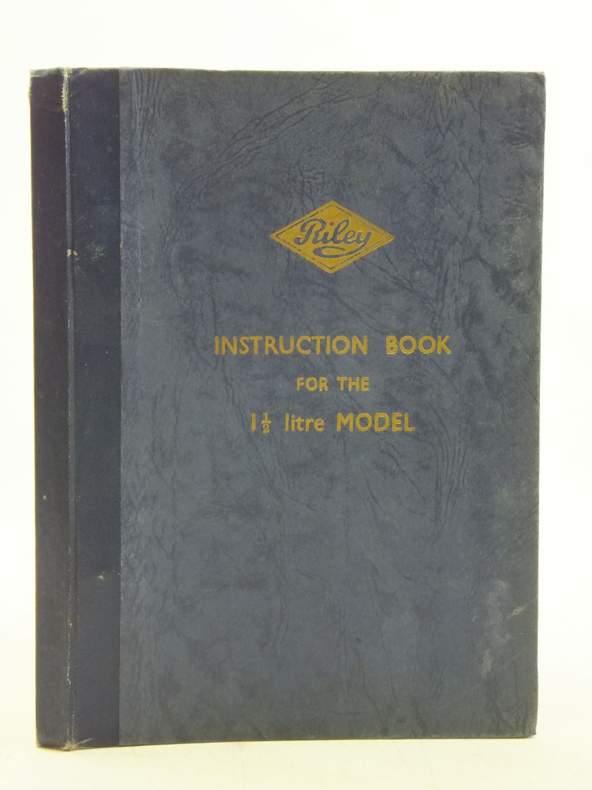 Photo of RILEY INSTRUCTION BOOK FOR THE 1 1/2 LITRE MODEL- Stock Number: 2119582