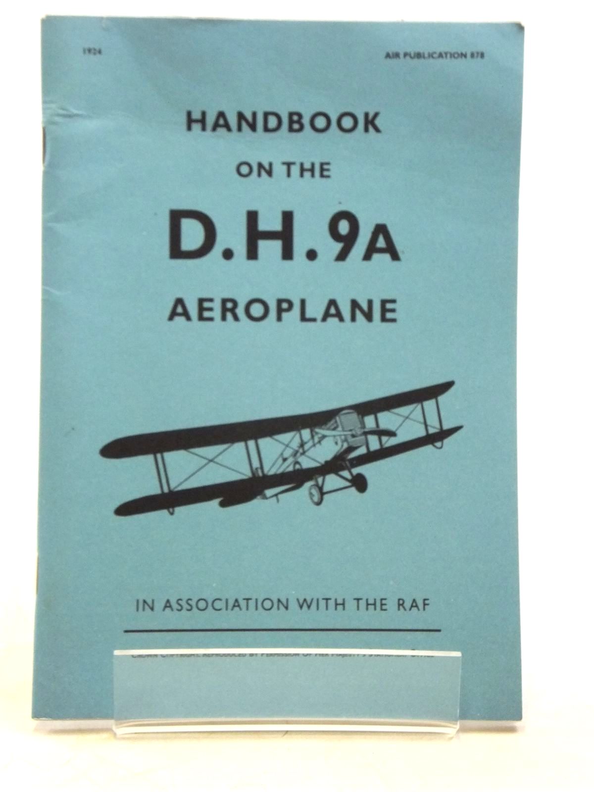 Photo of HANDBOOK ON THE D.H.9A. AEROPLANE published by Eaglemoss Publications (STOCK CODE: 2119775)  for sale by Stella & Rose's Books