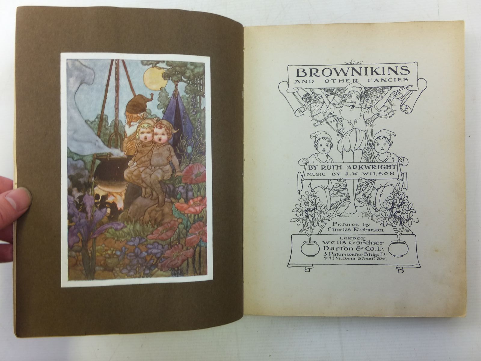 Photo of BROWNIKINS AND OTHER FANCIES written by Arkwright, Ruth illustrated by Robinson, Charles published by Wells Gardner, Darton & Co. Ltd. (STOCK CODE: 2119802)  for sale by Stella & Rose's Books