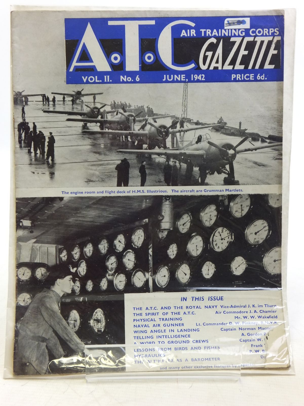 Photo of AIR TRAINING CORPS GAZETTE VOL. II No. 6 JUNE 1942- Stock Number: 2119955