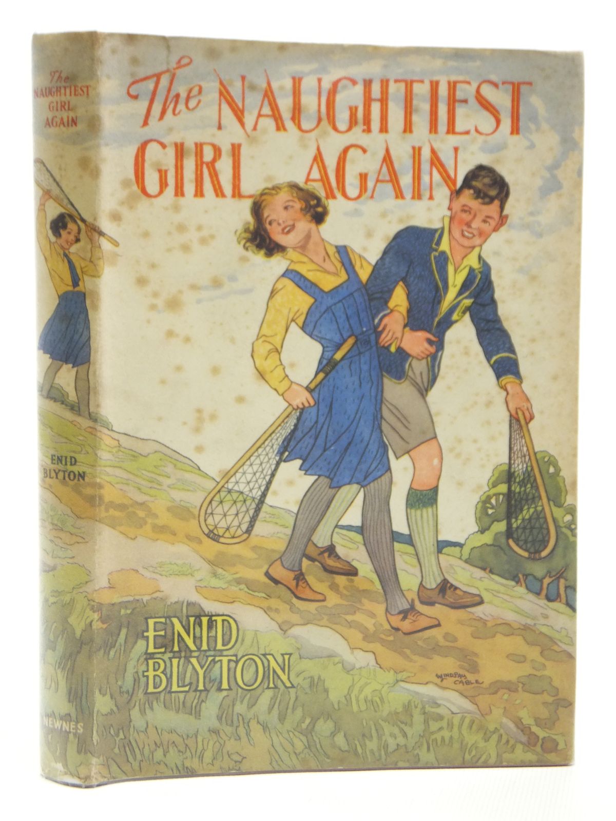 Photo of THE NAUGHTIEST GIRL AGAIN written by Blyton, Enid illustrated by Cable, W. Lindsay published by George Newnes Ltd. (STOCK CODE: 2121208)  for sale by Stella & Rose's Books