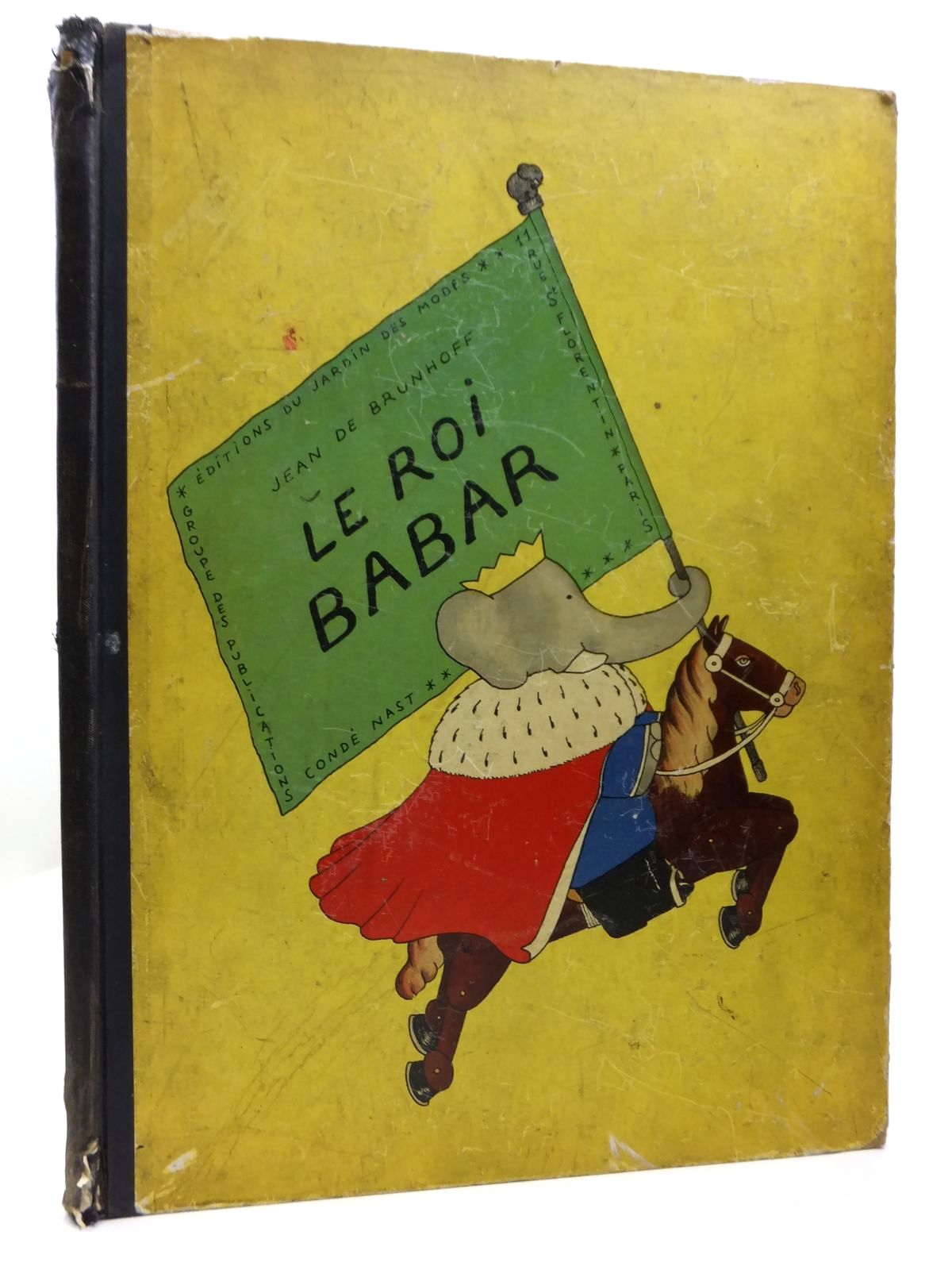 Photo of LE ROI BABAR written by De Brunhoff, Jean illustrated by De Brunhoff, Jean published by Editions Du Jardin Des Modes (STOCK CODE: 2121223)  for sale by Stella & Rose's Books