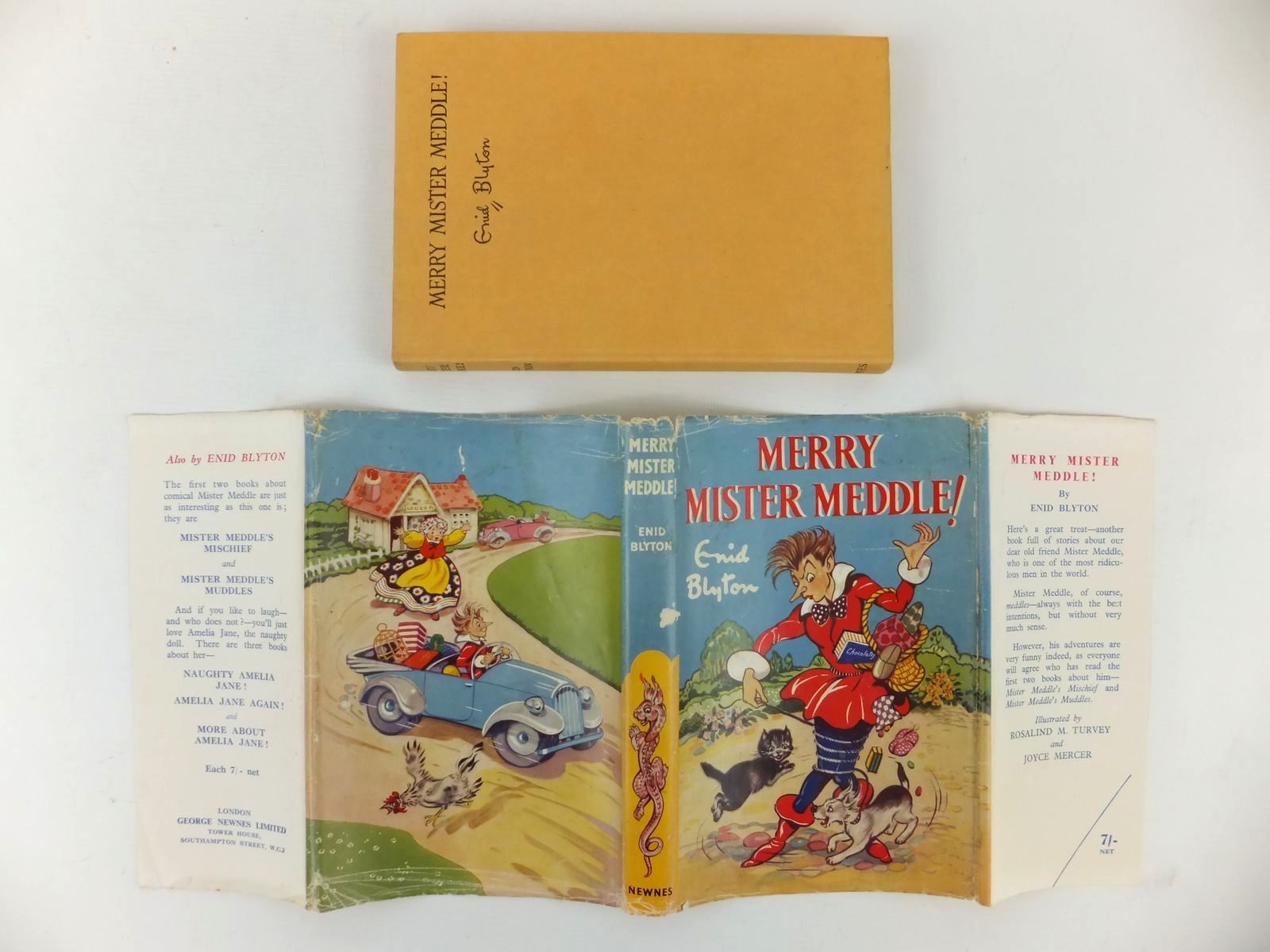 Photo of MERRY MISTER MEDDLE! written by Blyton, Enid illustrated by Turvey, Rosalind M.
Mercer, Joyce published by George Newnes Limited (STOCK CODE: 2122043)  for sale by Stella & Rose's Books