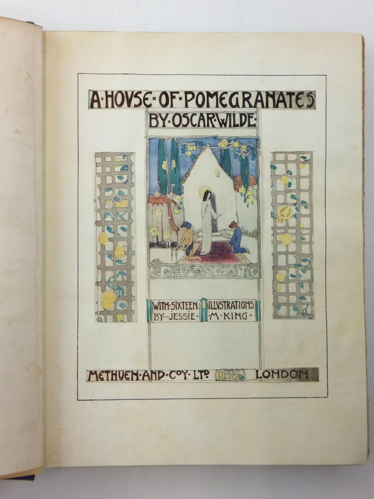 Photo of A HOUSE OF POMEGRANATES written by Wilde, Oscar illustrated by King, Jessie M. published by Methuen & Co. Ltd. (STOCK CODE: 2123556)  for sale by Stella & Rose's Books
