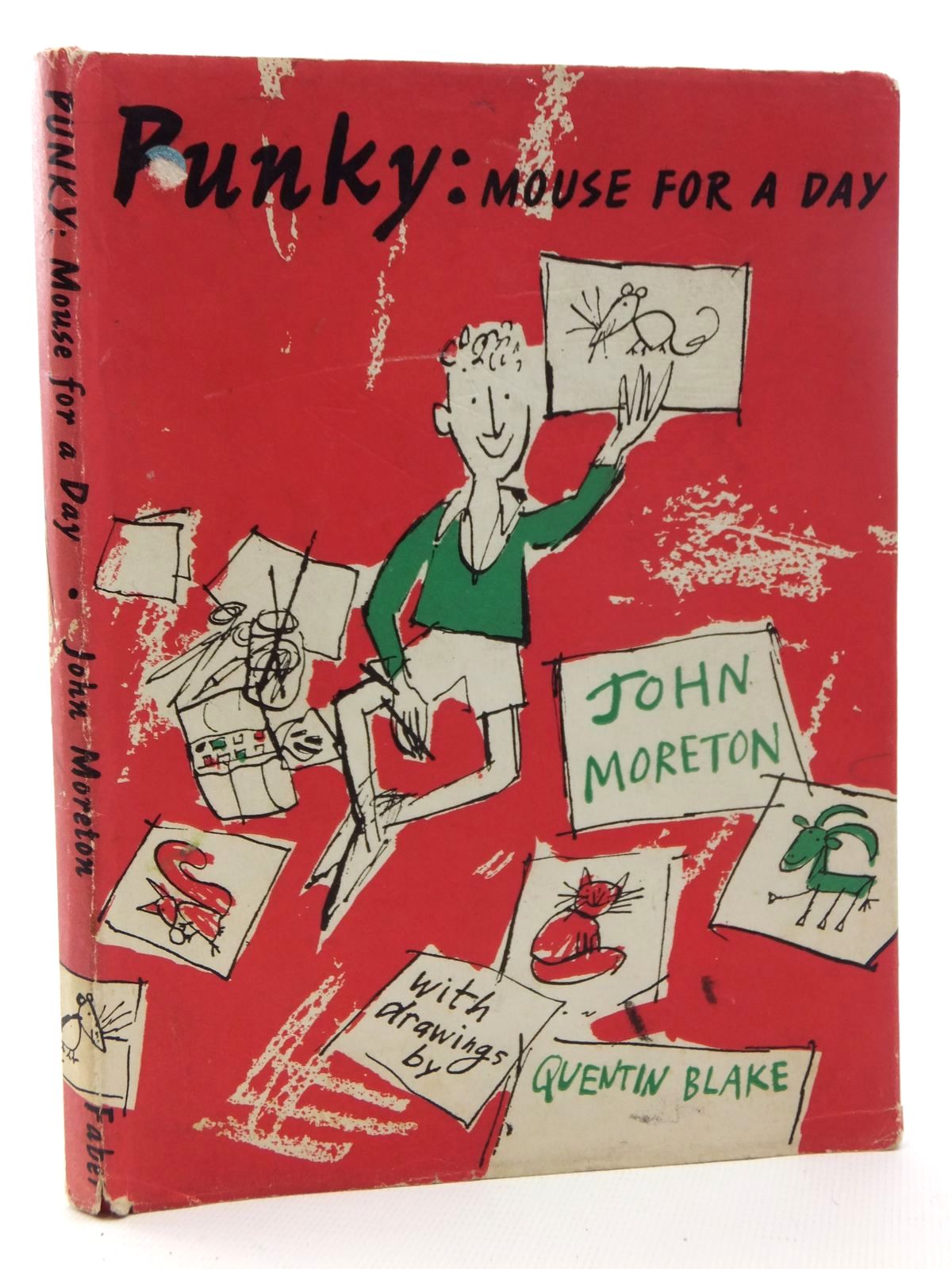 Photo of PUNKY MOUSE FOR A DAY written by Moreton, John illustrated by Blake, Quentin published by Faber &amp; Faber (STOCK CODE: 2123590)  for sale by Stella & Rose's Books