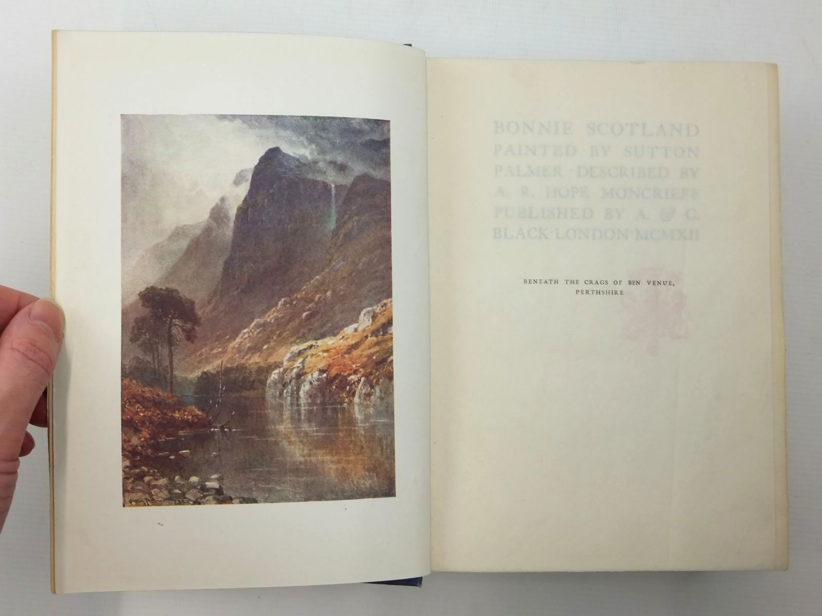 Photo of BONNIE SCOTLAND written by Moncrieff, A.R. Hope illustrated by Palmer, Sutton published by A. & C. Black (STOCK CODE: 2123624)  for sale by Stella & Rose's Books