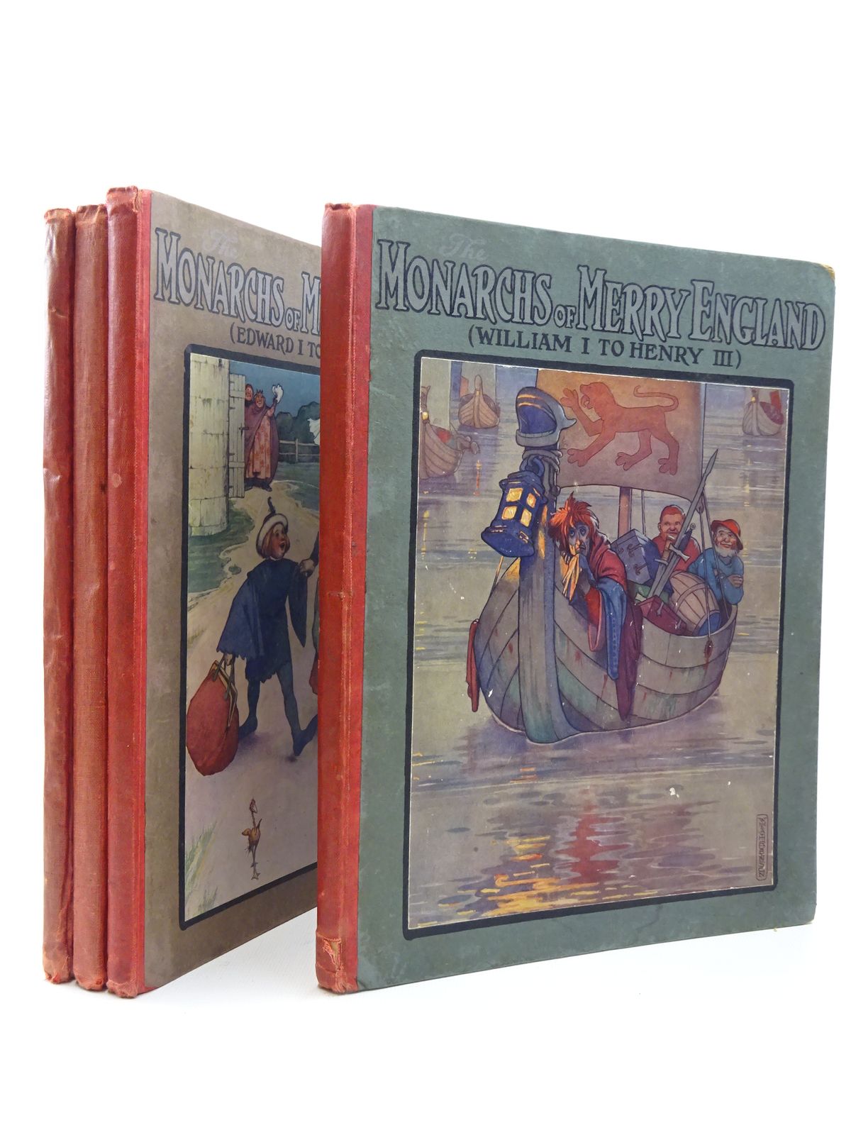 Photo of THE MONARCHS OF MERRY ENGLAND (4 VOLUMES) written by Carse, Roland illustrated by Robinson, W. Heath published by Alf Cooke Ltd. (STOCK CODE: 2124402)  for sale by Stella & Rose's Books