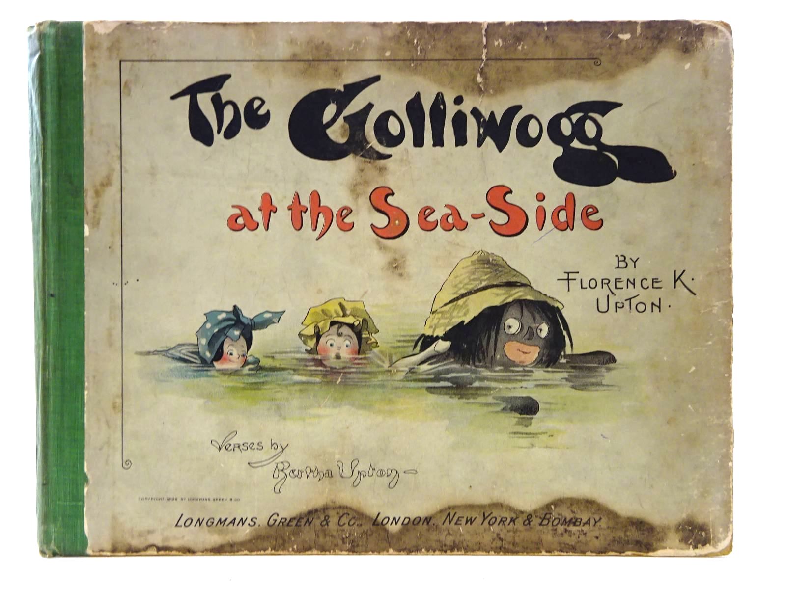 Photo of THE GOLLIWOGG AT THE SEA-SIDE written by Upton, Bertha illustrated by Upton, Florence published by Longmans, Green &amp; Co. (STOCK CODE: 2125350)  for sale by Stella & Rose's Books