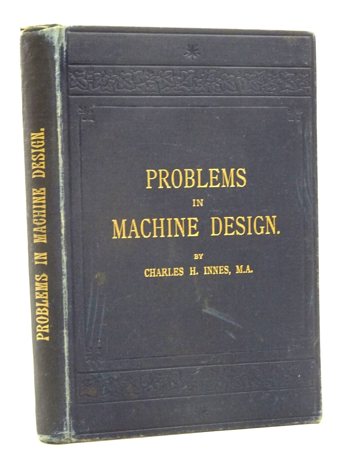 Photo of PROBLEMS IN MACHINE DESIGN- Stock Number: 2125958