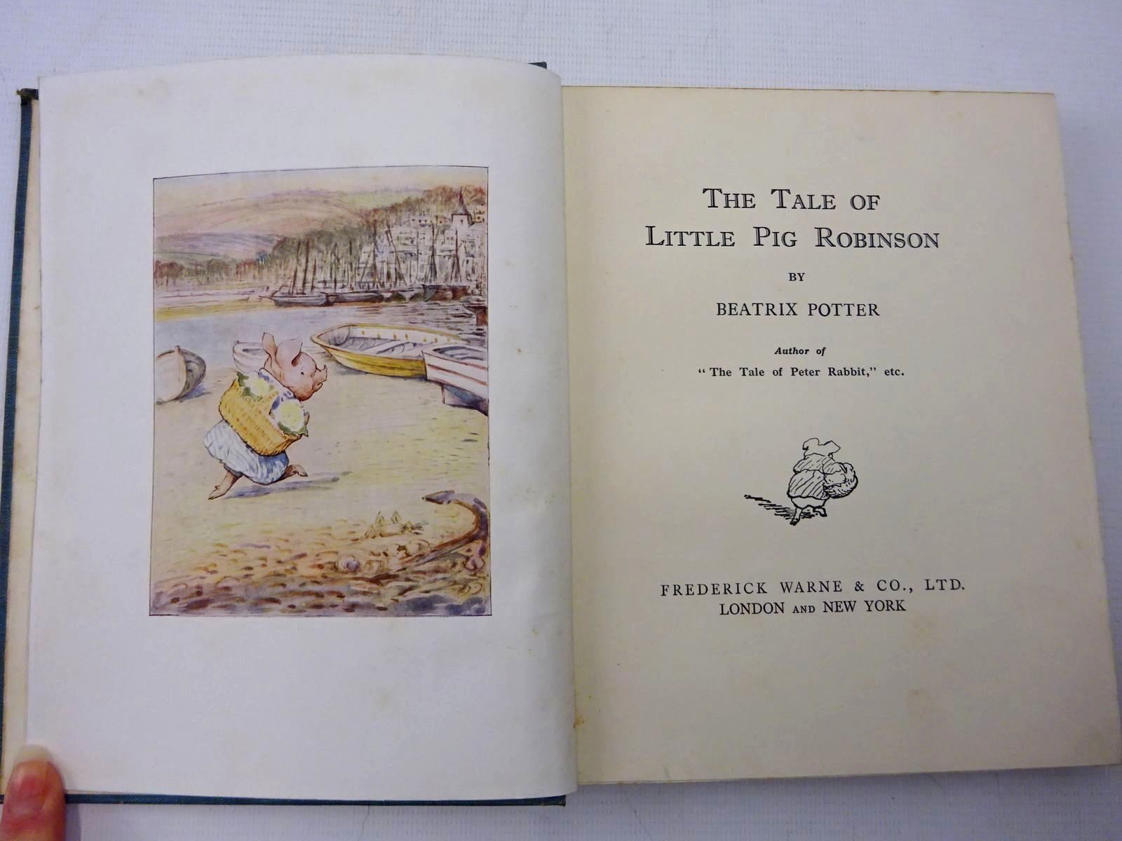 Photo of THE TALE OF LITTLE PIG ROBINSON written by Potter, Beatrix illustrated by Potter, Beatrix published by Frederick Warne & Co Ltd. (STOCK CODE: 2126374)  for sale by Stella & Rose's Books