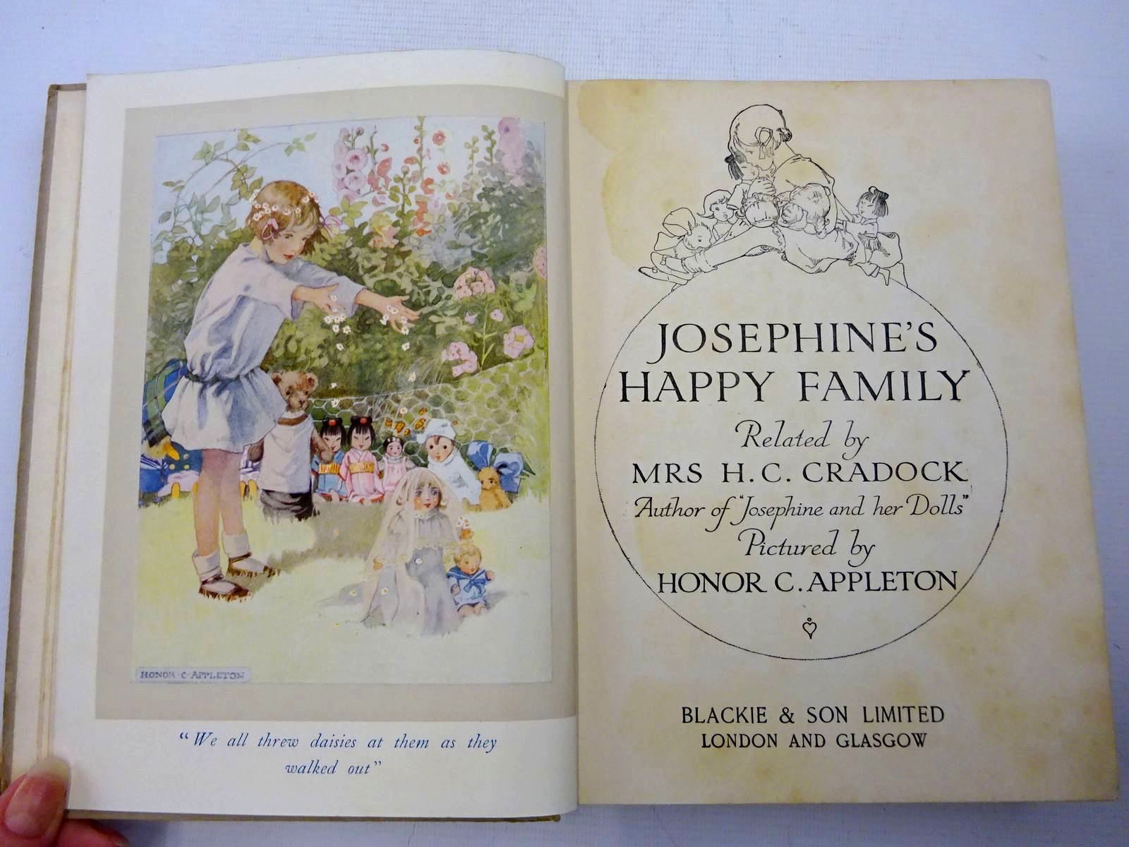 Photo of THE JOSEPHINE DOLLY BOOK written by Cradock, Mrs. H.C. illustrated by Appleton, Honor C. published by Blackie & Son Ltd. (STOCK CODE: 2126375)  for sale by Stella & Rose's Books