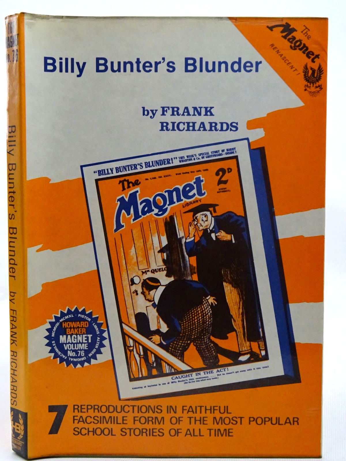 Photo of BILLY BUNTER'S BLUNDER written by Richards, Frank published by Howard Baker (STOCK CODE: 2126672)  for sale by Stella & Rose's Books