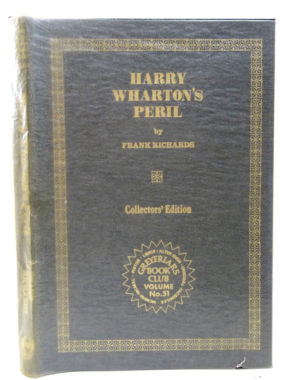 Photo of HARRY WHARTON'S PERIL written by Richards, Frank published by Howard Baker Press (STOCK CODE: 2126780)  for sale by Stella & Rose's Books
