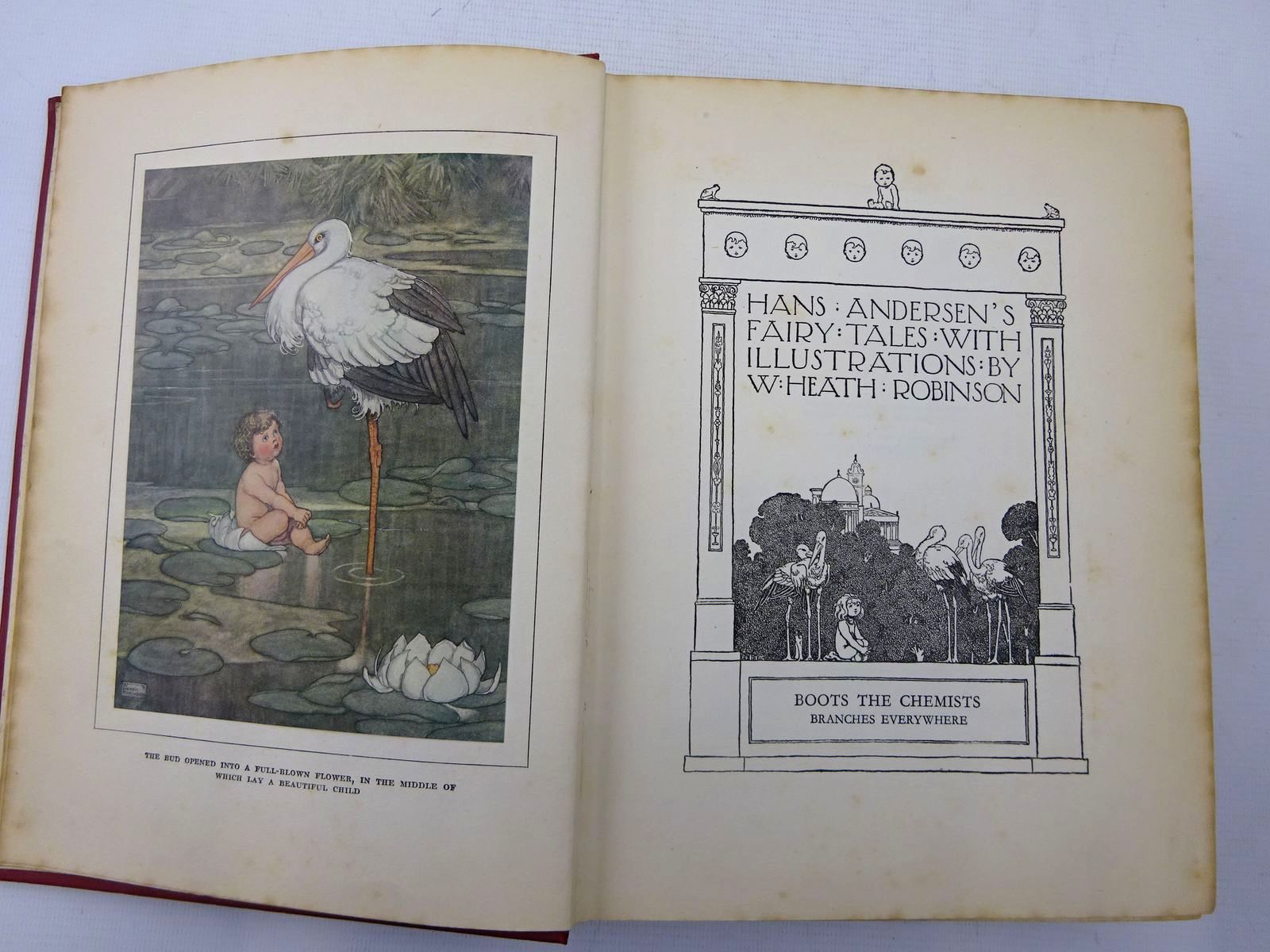 Photo of HANS ANDERSEN'S FAIRY TALES written by Andersen, Hans Christian illustrated by Robinson, W. Heath published by Hodder & Stoughton, Boots the Chemists (STOCK CODE: 2127956)  for sale by Stella & Rose's Books