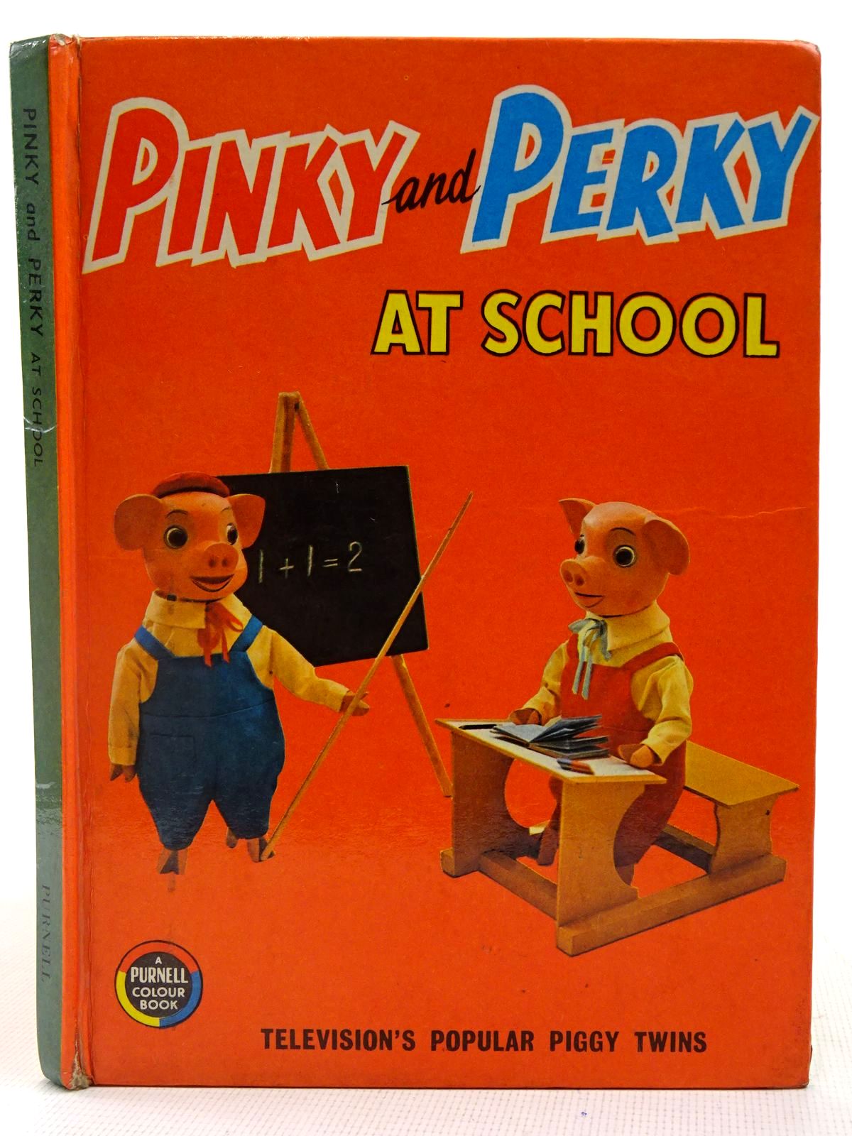 Photo of PINKY AND PERKY AT SCHOOL written by Rowe, Marjorie illustrated by White, D.E. published by Purnell (STOCK CODE: 2128246)  for sale by Stella & Rose's Books