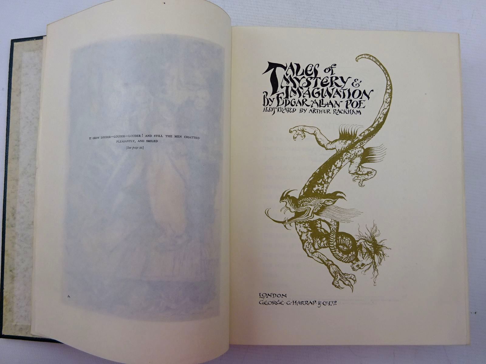 Photo of POE'S TALES OF MYSTERY AND IMAGINATION written by Poe, Edgar Allan illustrated by Rackham, Arthur published by George G. Harrap & Co. Ltd. (STOCK CODE: 2129024)  for sale by Stella & Rose's Books