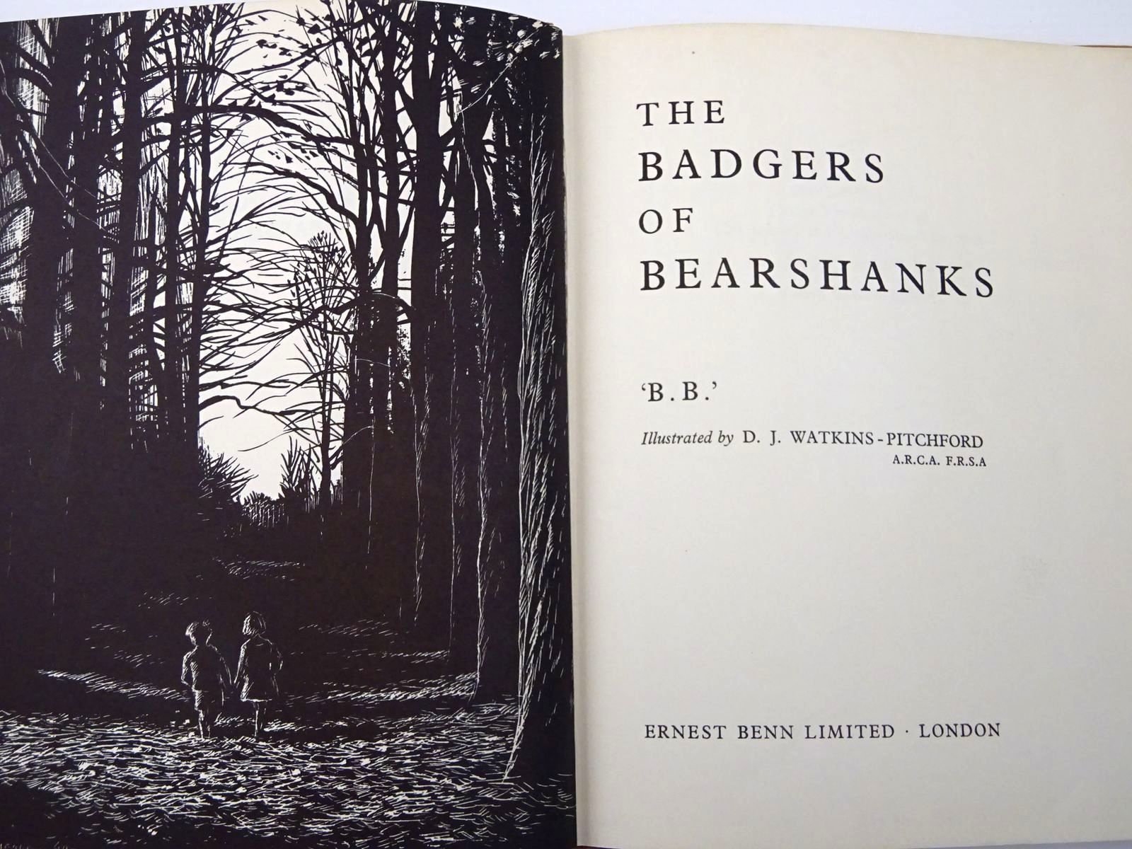 Photo of THE BADGERS OF BEARSHANKS written by BB,  illustrated by BB,  published by Ernest Benn Limited (STOCK CODE: 2129408)  for sale by Stella & Rose's Books
