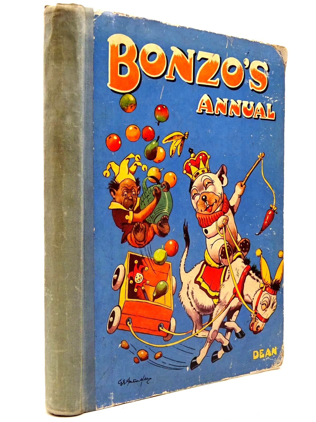 Photo of BONZO'S ANNUAL 1948 written by Studdy, G.E. illustrated by Studdy, G.E. published by Dean &amp; Son Ltd. (STOCK CODE: 2130320)  for sale by Stella & Rose's Books