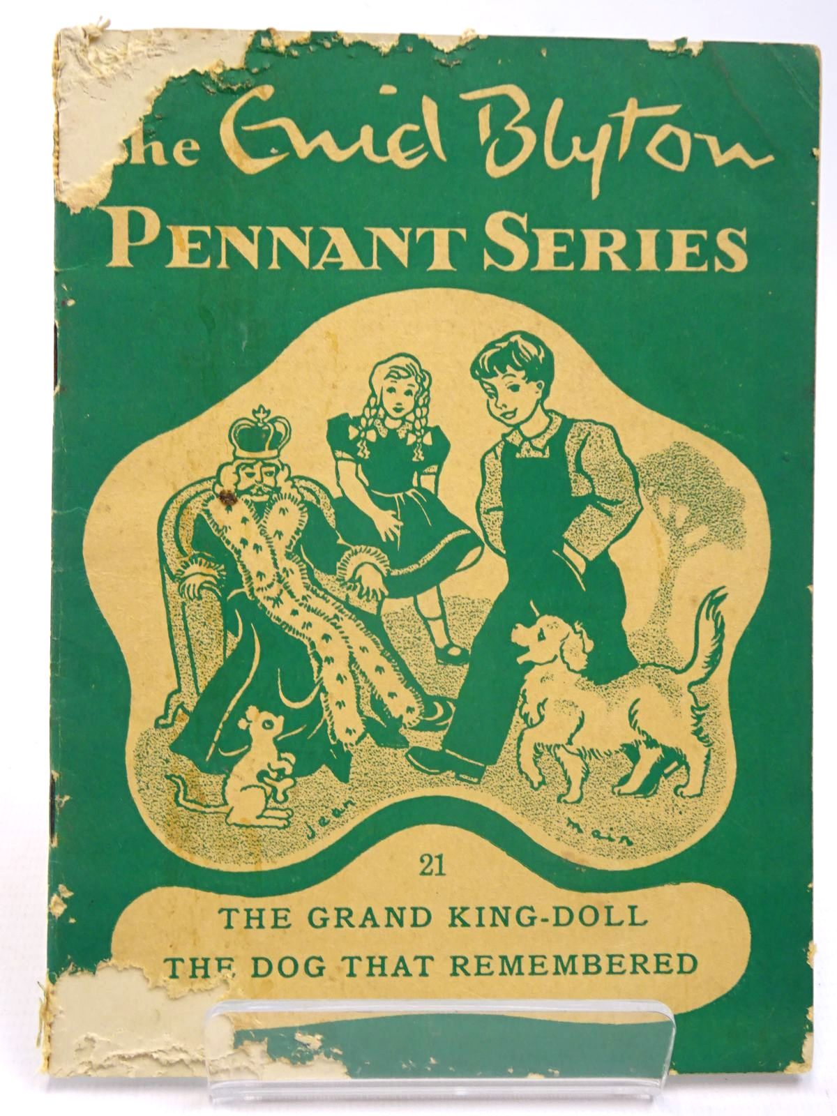 Photo of THE ENID BLYTON PENNANT SERIES No. 21 THE GRAND KING-DOLL / THE DOG THAT REMEMBERED written by Blyton, Enid illustrated by Soper, Eileen
Main, Jean published by Macmillan & Co. Ltd. (STOCK CODE: 2130533)  for sale by Stella & Rose's Books