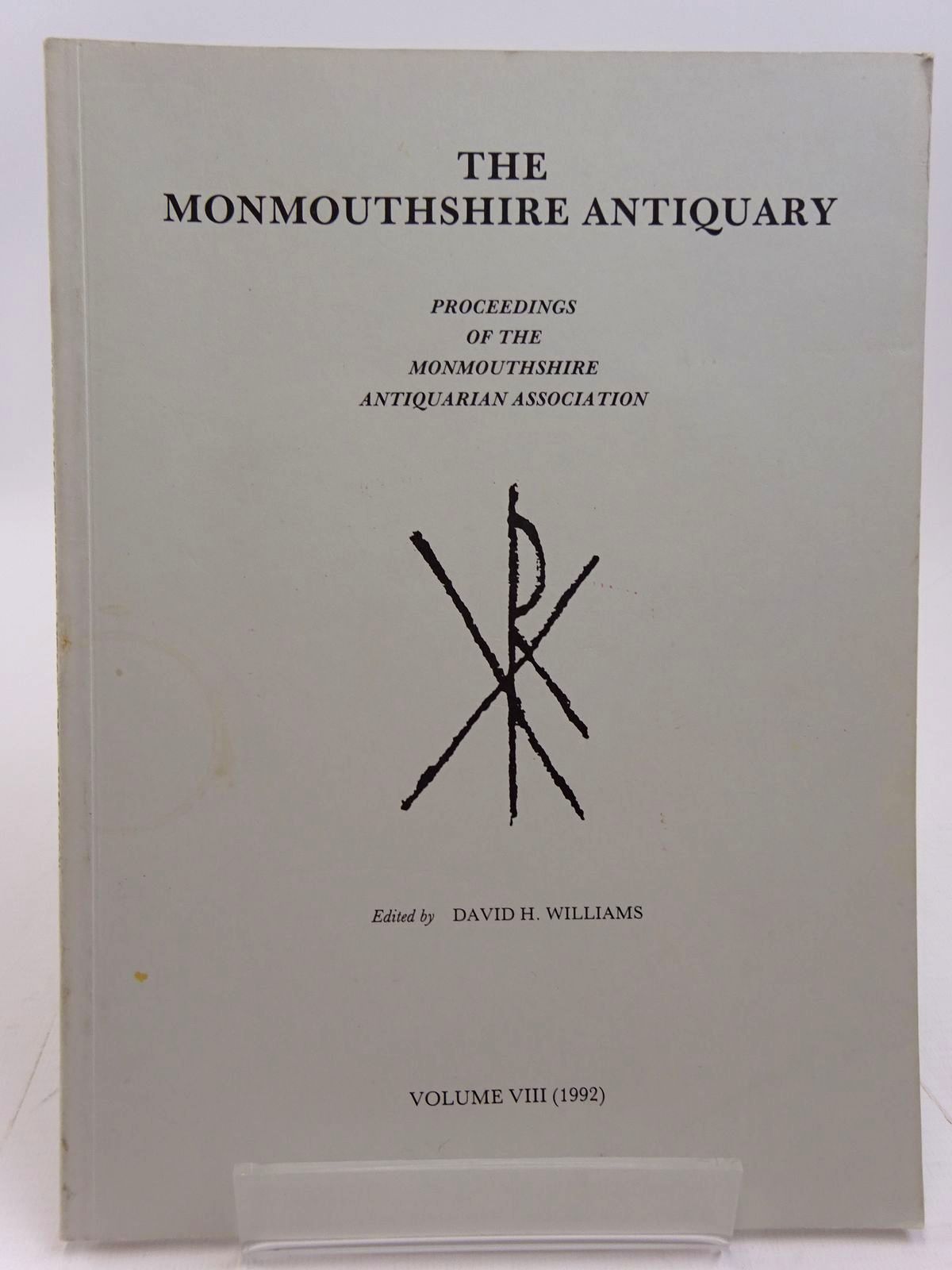 Photo of THE MONMOUTHSHIRE ANTIQUARY VOLUME VIII written by Williams, David H. published by Monmouthshire Antiquarian Association (STOCK CODE: 2130969)  for sale by Stella & Rose's Books