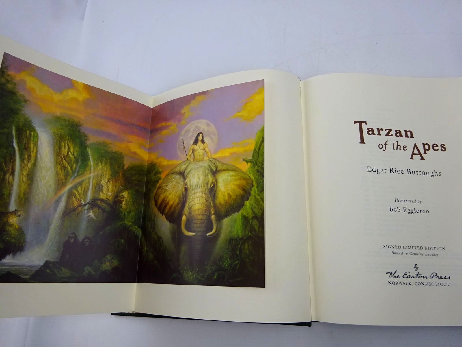 Photo of TARZAN OF THE APES written by Burroughs, Edgar Rice illustrated by Eggleton, Bob published by Easton Press (STOCK CODE: 2131237)  for sale by Stella & Rose's Books