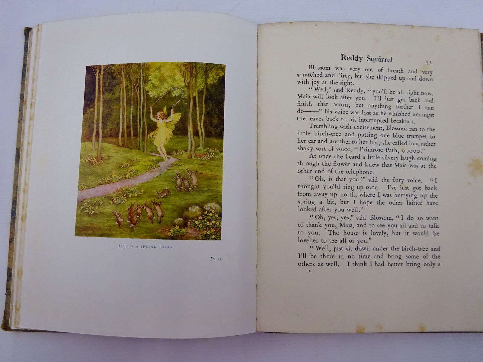 Photo of BLOSSOM A FAIRY STORY written by Outhwaite, Ida Rentoul illustrated by Outhwaite, Ida Rentoul published by A. & C. Black Ltd. (STOCK CODE: 2131326)  for sale by Stella & Rose's Books