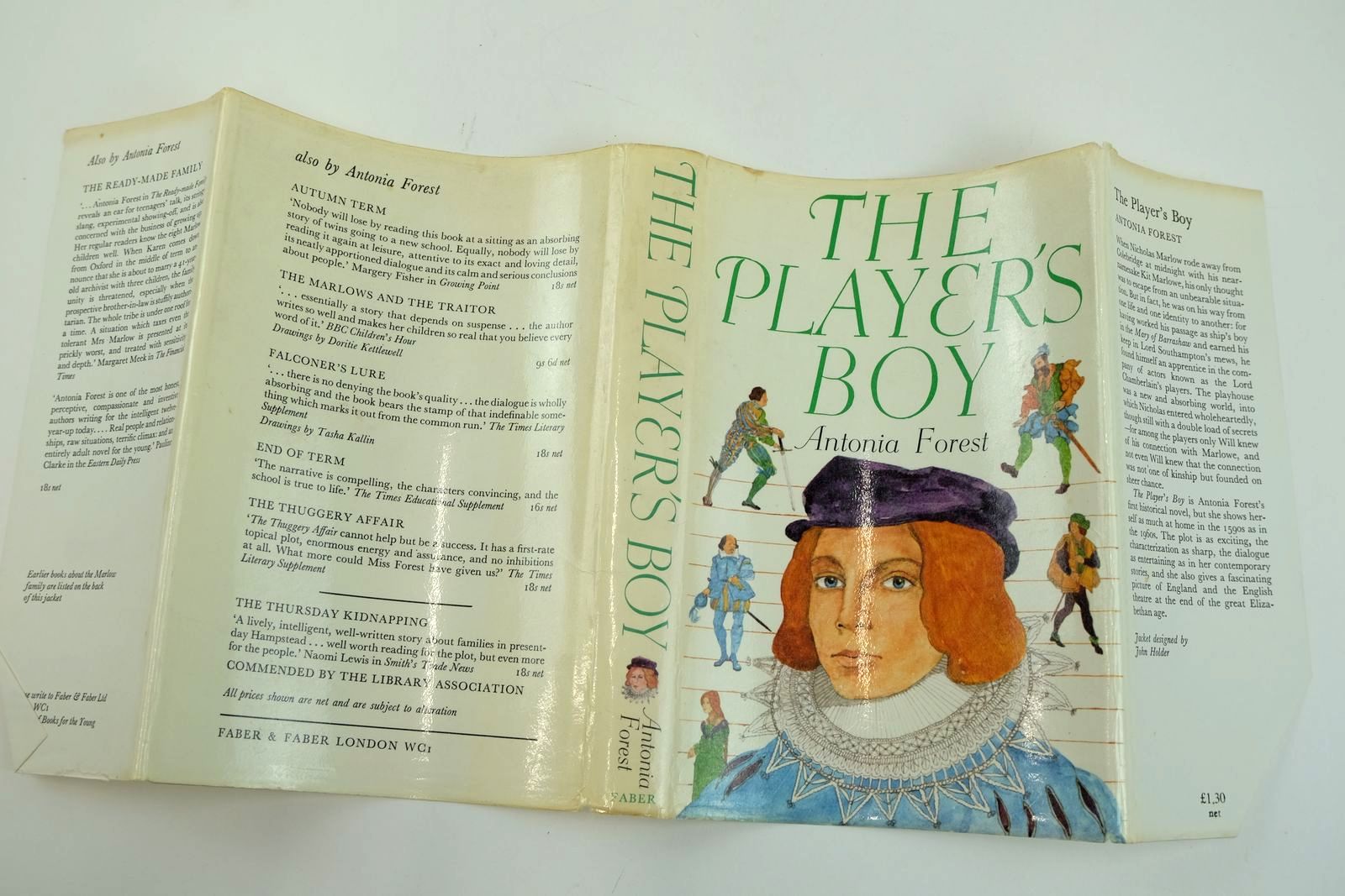 Photo of THE PLAYER'S BOY written by Forest, Antonia published by Faber & Faber Limited (STOCK CODE: 2132019)  for sale by Stella & Rose's Books